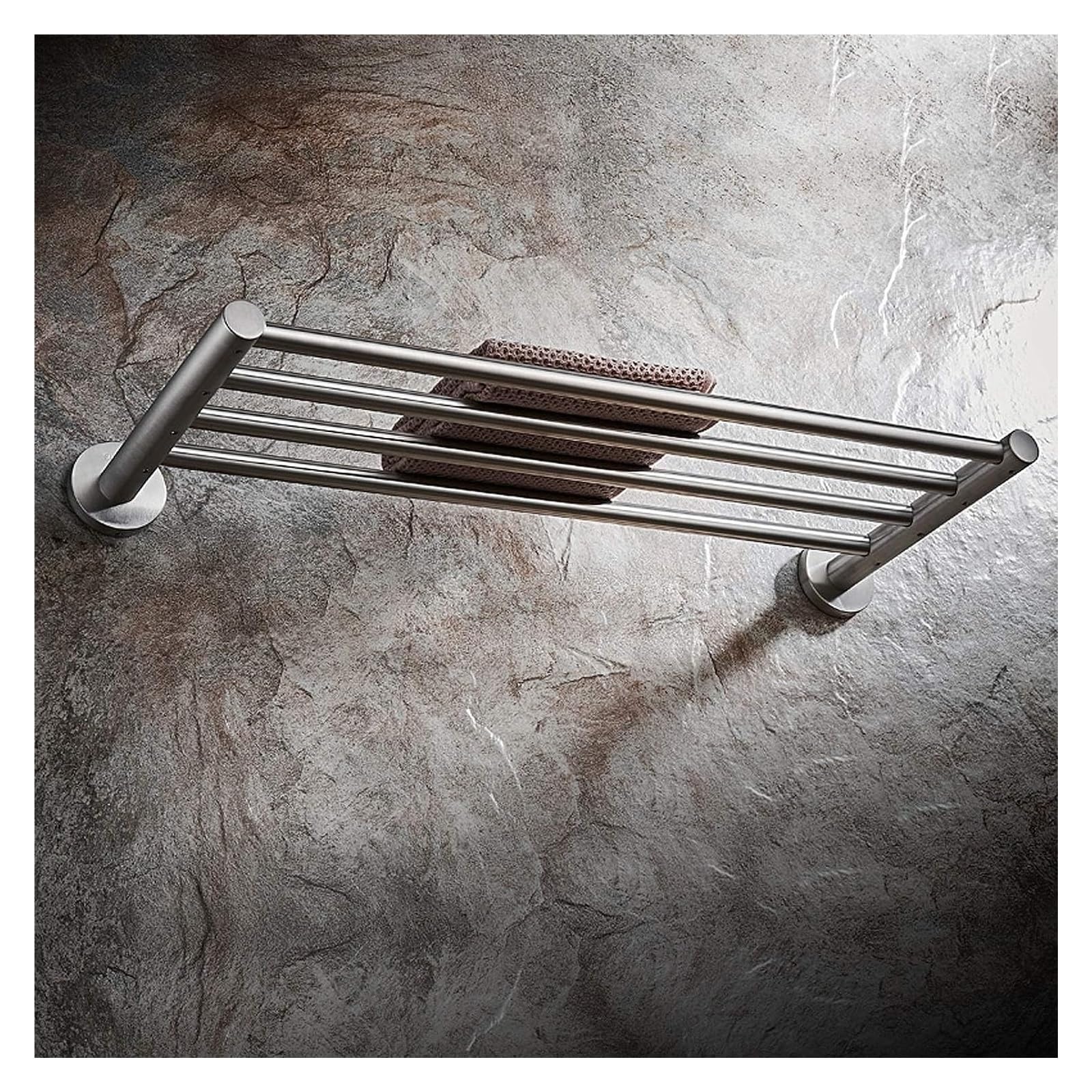 Handtuchhalter, Große Handtuchstangen, Wandhalterung for Badezimmer oder Küche(60cm)