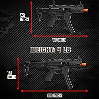 Vista 3 de EMERBU EMERBU - Pistola de bolas de gel de grado profesional mejorado por EMERBU - Cuerpo de metal y nailon - Alta potencia de 11.1 V - Juego