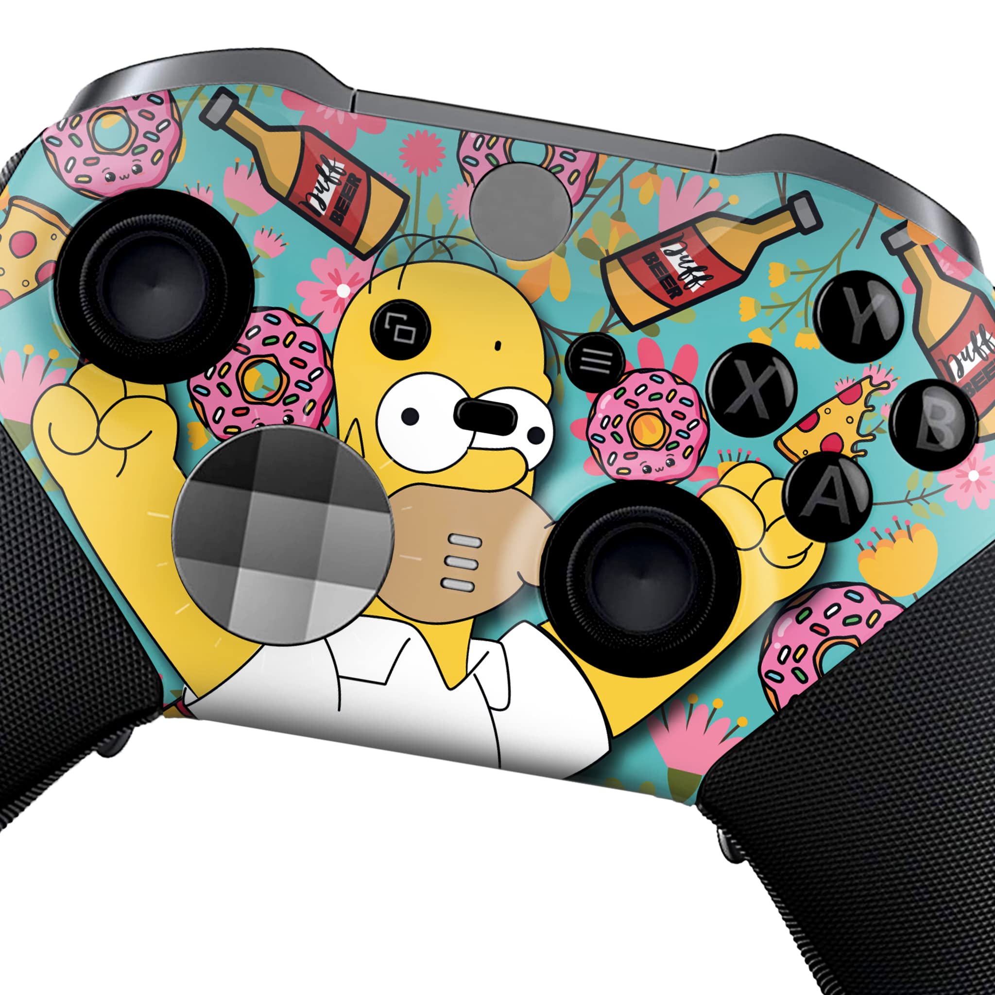 DreamController Simppson X-box Elite Controller Series 2 Limited Edition Custom Elite Series 2 Controller per X-box One/Series X/S. Realizzato con tecnologia avanzata di verniciatura a idroimmersione