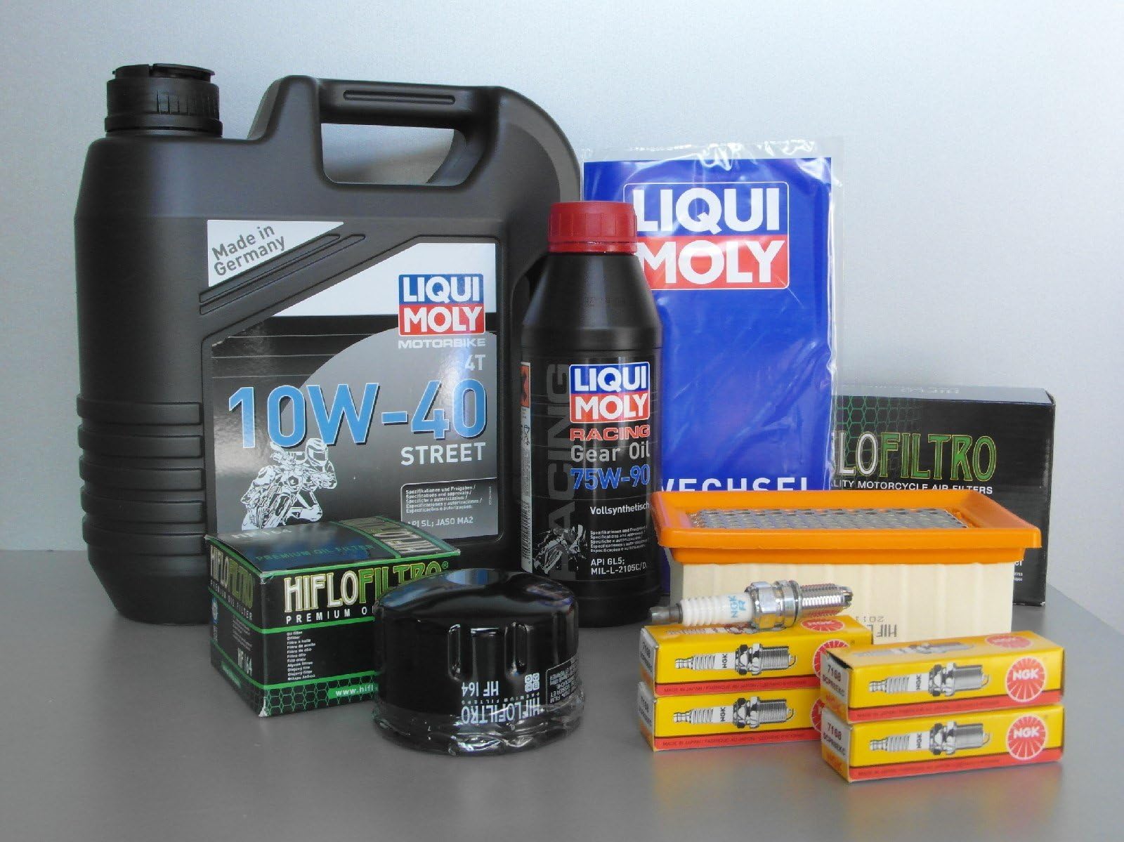 Maintenance Kit BMW GS 1200 R (08-09)  K25  with Oil Filter, Spark Plug, Chain Grease