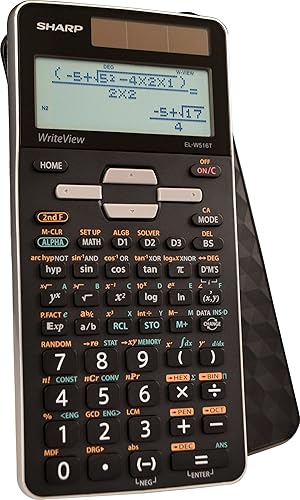 Miniatura 2 de Sharp EL-W516XBSL 556 Calculadora científica., Negro y plateado), ELW516TBSL