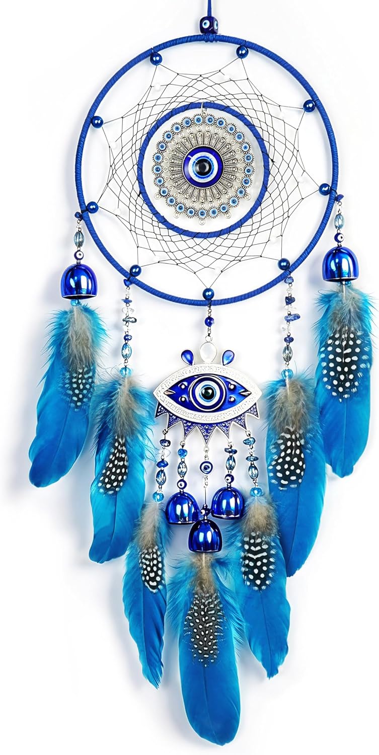 Evil Eye Dream Catcher,Large Dream Catchers for Wall Hanging