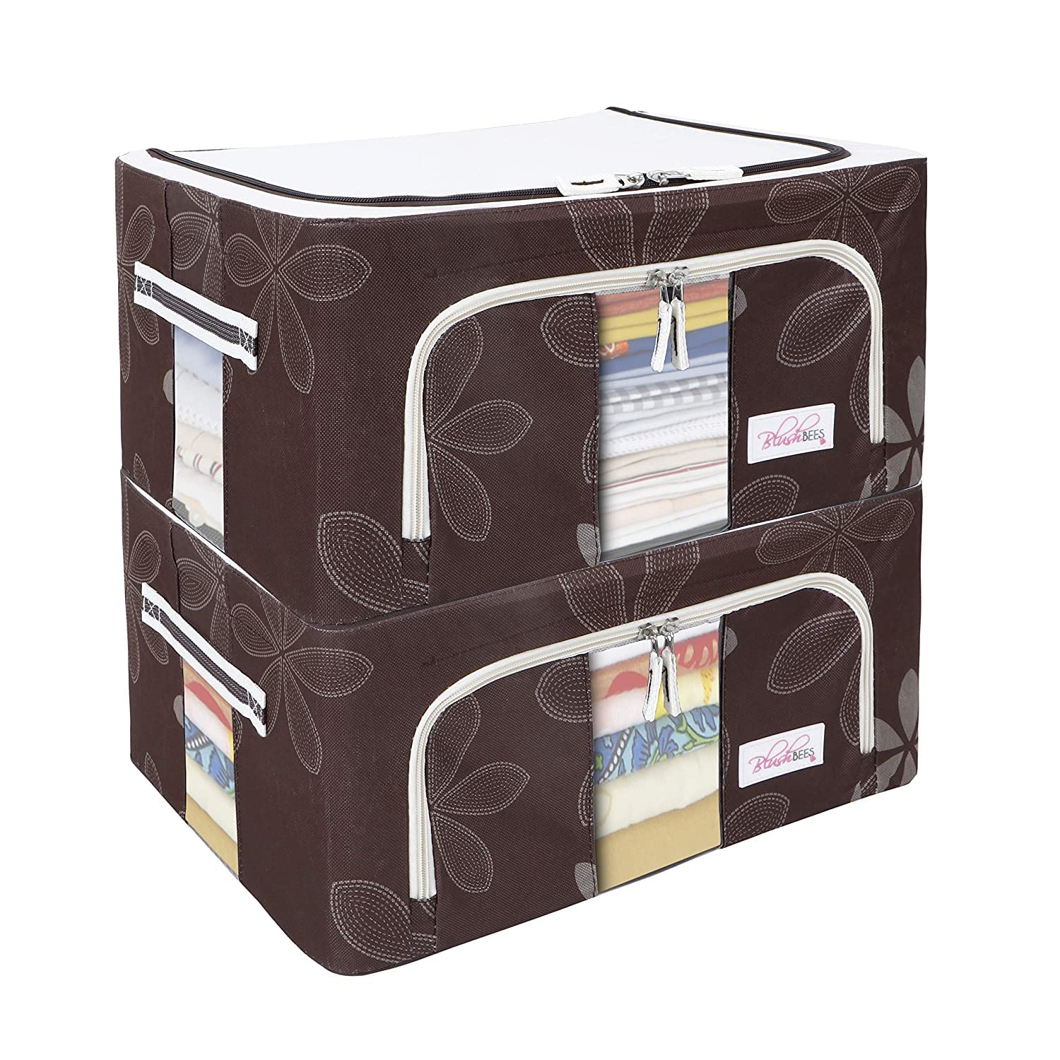 JUST ONE CLICK SOLUTION Living Box Storage Boxes for Clothes, Saree
