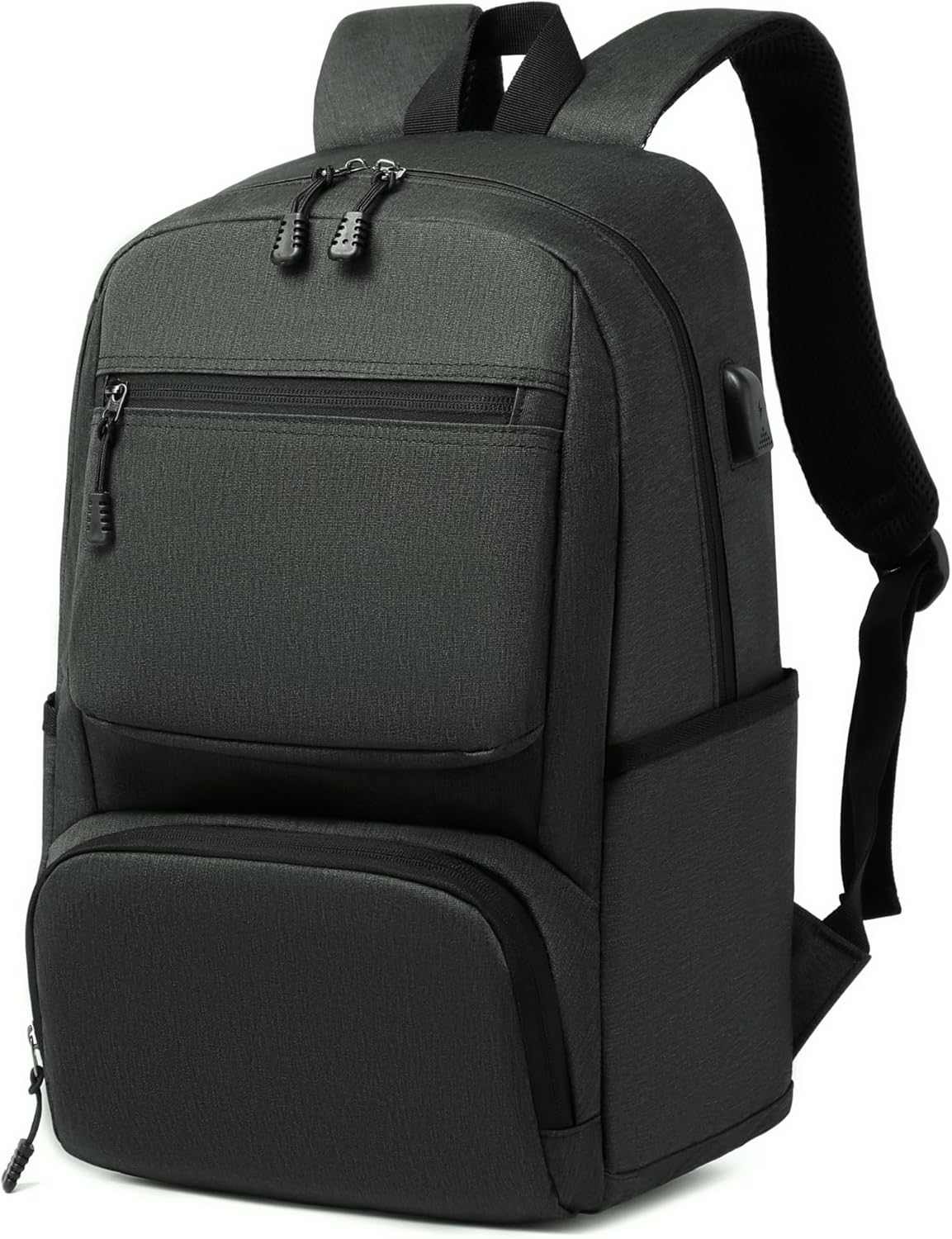 Backpack Lightweight Water Resistant Backpack for College Travel Work for Men and Women Black