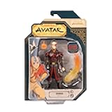 Jazwares Avatar: The Last Airbender Zuko (Book One) - 4.5-Inch Scale Figure with Fire Effects and Battle