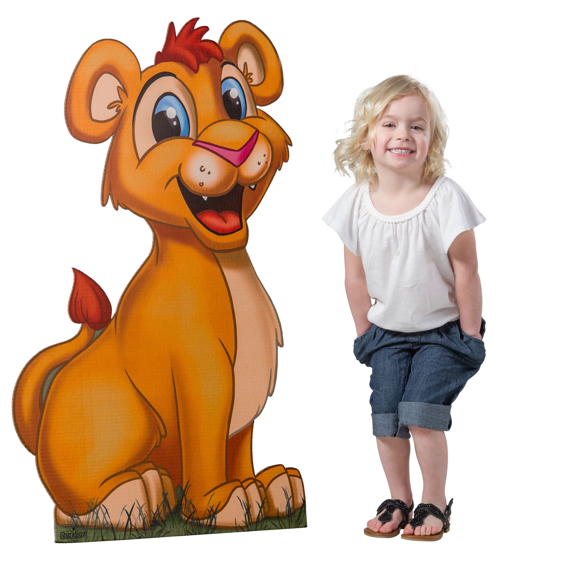 Buy 3 ft. Jungle Safari Lion Cardboard Cutout Standee Standup Prop