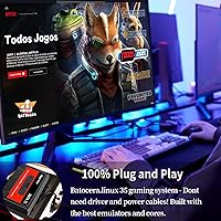 Vista 3 de JFamiglia 2TB External Hard Drive Game Consoles Built-in 52,247 Retro Games, Video Game Console Game Drive for Windows PCMac, HDD USB 3.0, Emulator