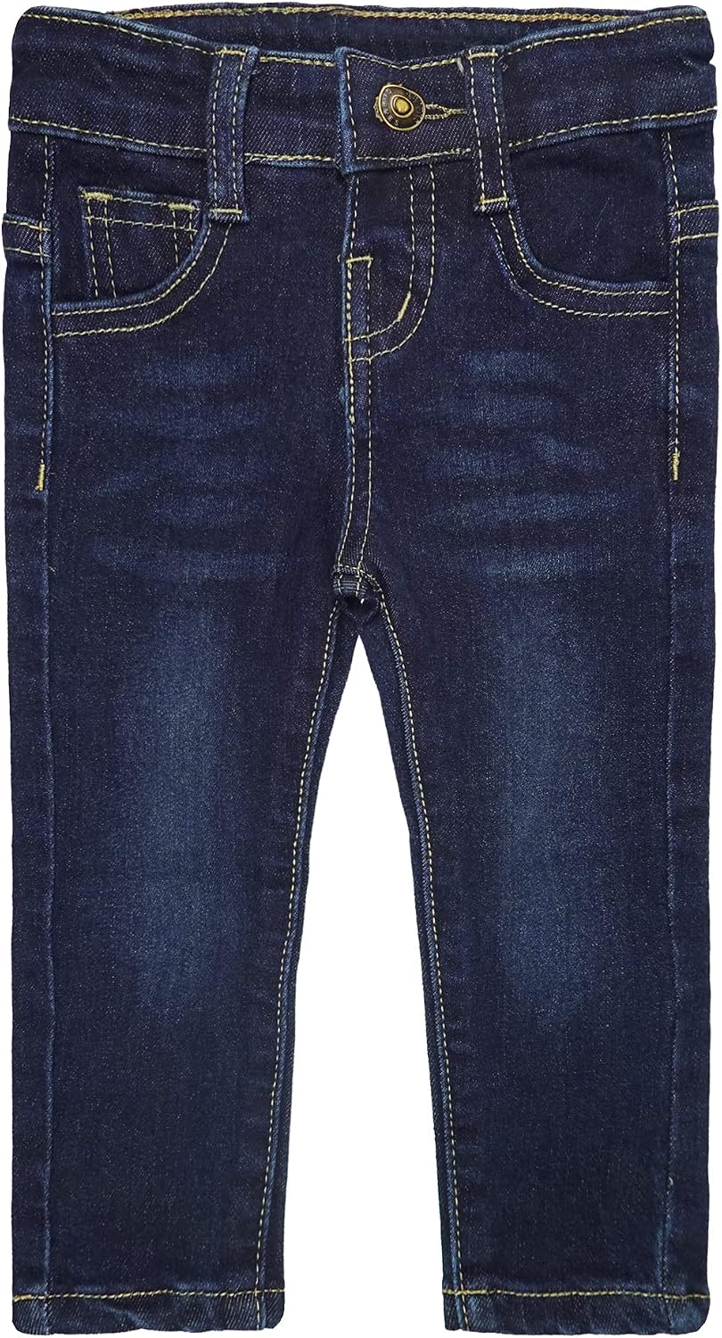 KIDSCOOL SPACE Baby Little Boys Girls Jeans,Ripped Strechy Denim Soft Slim Pants