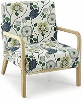 Vista 16 de Deisy Dee Funda para silla moderna de mediados de siglo impresa, Fundas elásticas para sillón de lectura, fundas tapizadas para sillas de sala Negro