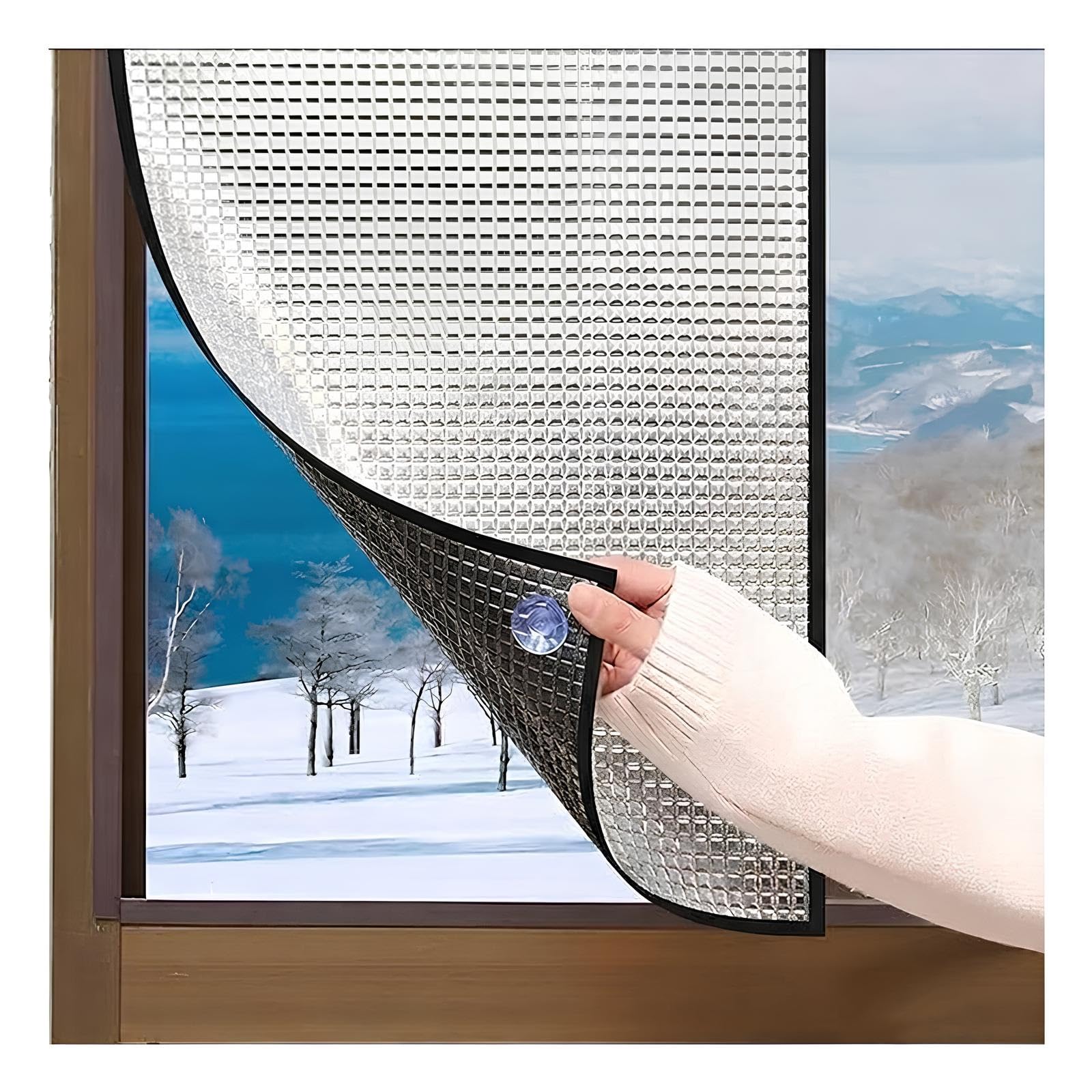 Film anti UV pour fenêtre bloquant la chaleur | Isolation thermique haute performance 120x180 cm