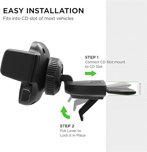 Vista 9 de iOttie Easy One Touch 5 soporte de teléfono universal para tablero y parabrisas de auto, soporte de escritorio para iPhone, Samsung, Moto, Huawei