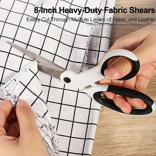 Miniatura 2 de Paquete de tijeras de costura a medida de alta calidad, tijeras de tela afilada de 8.1 pulgadas, tijeras de bordado de 5.1 pulgadas4 pulgadas,