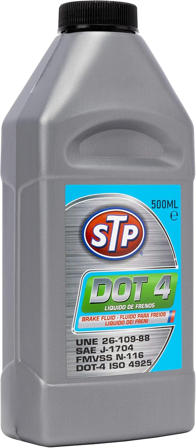 STP Brake Fluid Dot 4. UNE 2610988 Sae J1704 Fmvss N116 Dot4 ISO