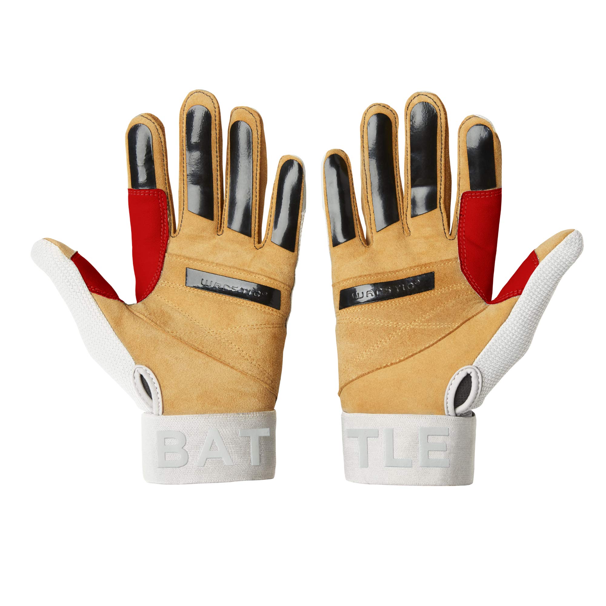 Nike Adult Hyperdiamond 2.0 Batting Gloves White | Black Medium