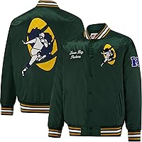 Vista 30 de Ultra Game NFL - Chaqueta de satén oficial de la NFL con el logotipo de la Herencia Suprema