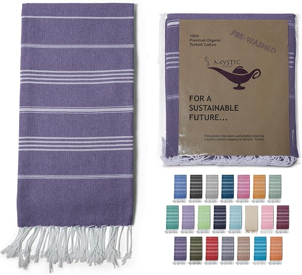 Mystic Organic Cotton Beach Towel Extra Large Quick Dry