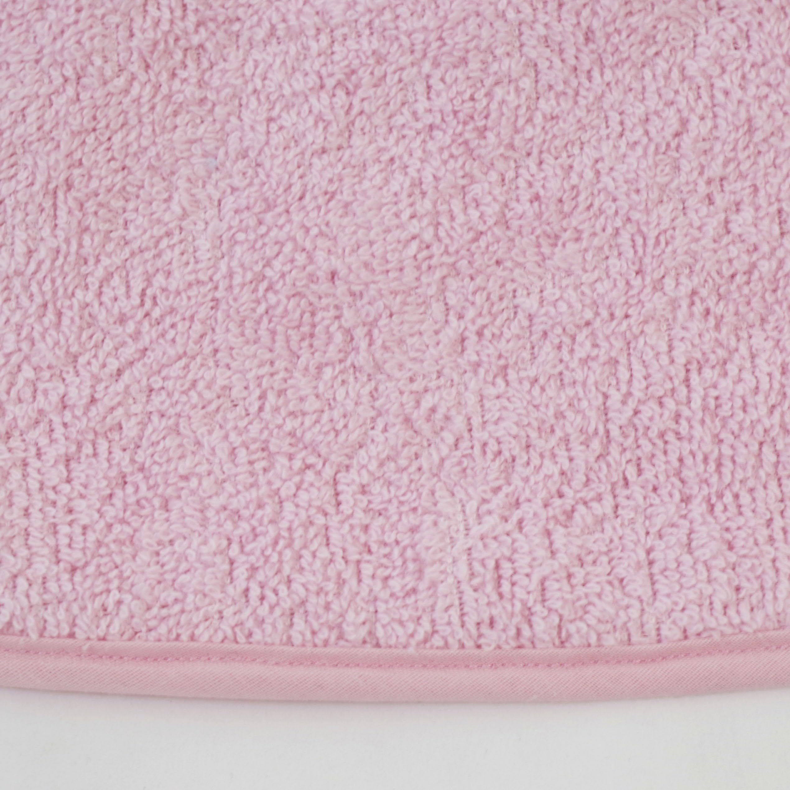 10XDIEZ Pack de 3 bavoirs en éponge pour crèche couleur rose avec élastique. lavables, extérieur en éponge et revers imperméable. dimensions : 33x29cm. - (Rosa - 33x29cm)