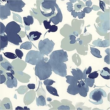 Trademark Fine Art Soft Blue Florals III Canvas Art by Wild Apple Portfolio