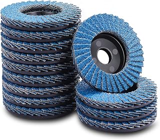 3 inch Flap Discs 12 Pack, 40 Grit for Angle Grinde | Suitable for Rough Grinding of Wood Metal Steel, 3" Sanding Disc Can Easily Reach Small Corners for Grinding