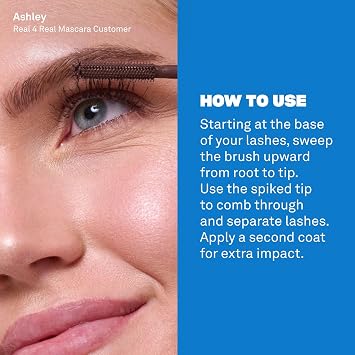 Babe Original 4 Real Mascara for Volume, Length & Lift, Brown