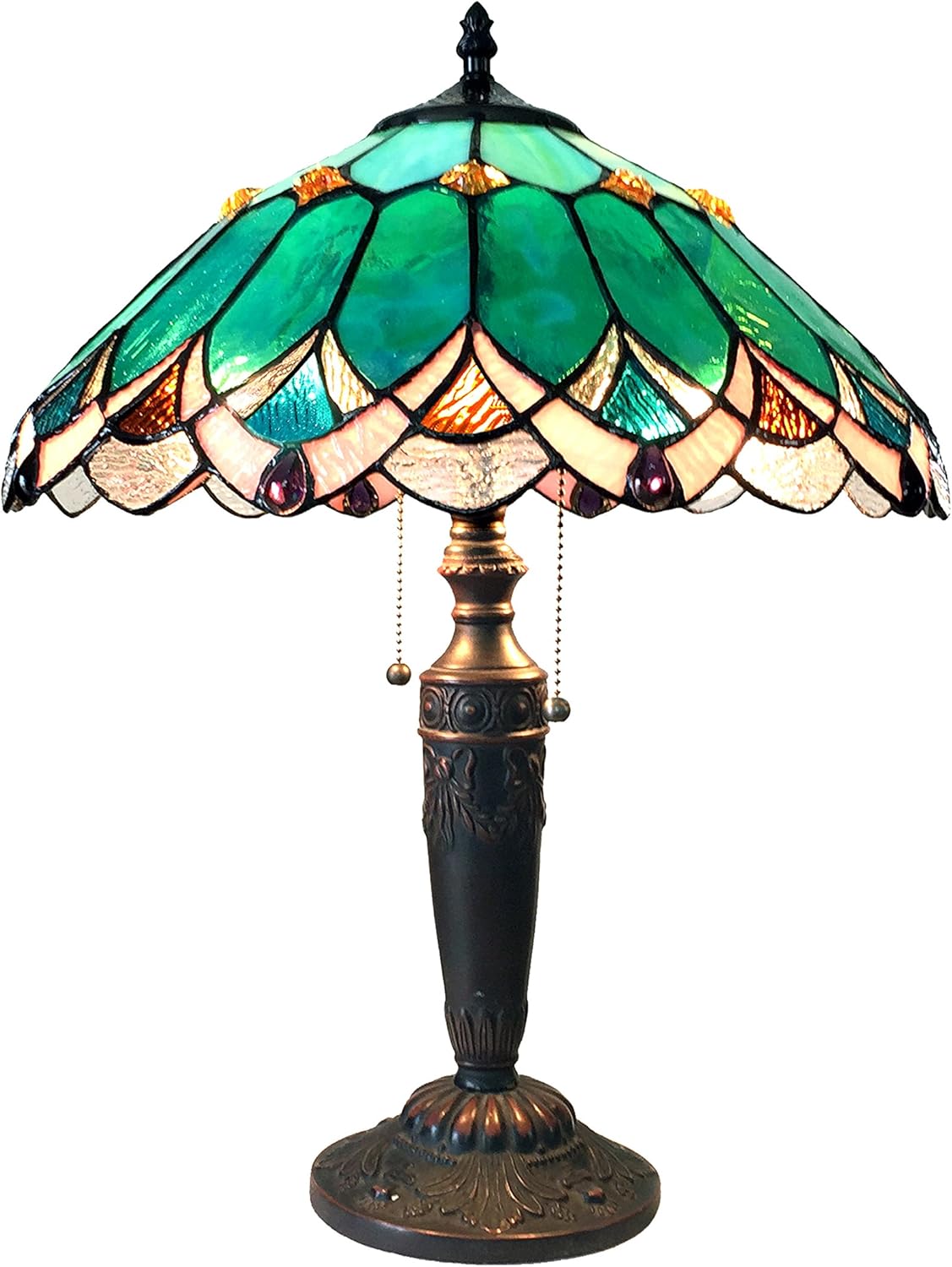 🛒 Flash Sale Chloe CH15131GV16-TL2 Demeter Table Lamp, One Size, Multicolor