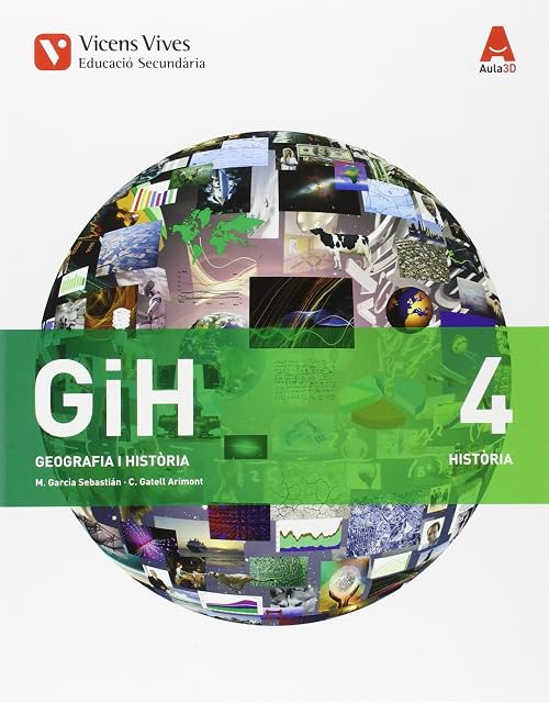 Portada de Geografia Historia 4º ESO Aula 3D Ed 2016 Catala