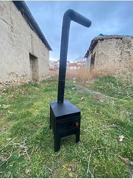 Soba Kamp Çadır Karavan Sobası Seti Sac Soba