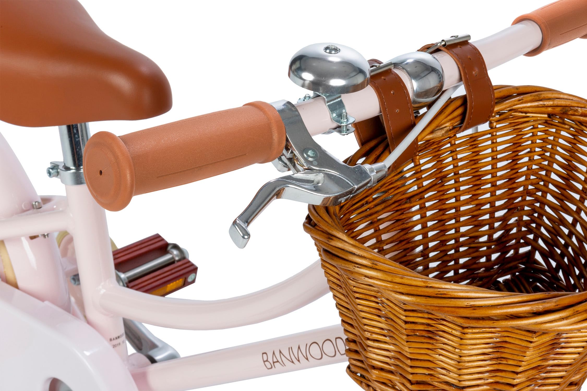 Banwood Bici clásica Crema Acero con Pedales Niños 4-7 Años