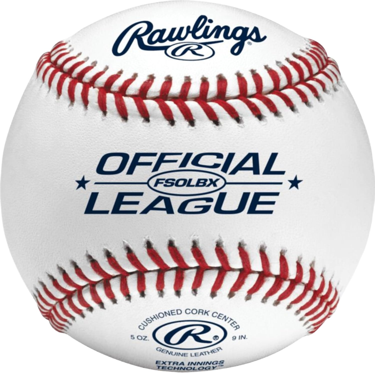 Rawlings | FLAT SEAM Practice Baseballs | FSOLBX | High School | 12 Count