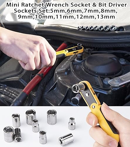 Miniatura 4 de DOWELL Juego de herramientas de 128 piezas juego de herramientas de reparación de automóviles kit de herramientas para el hogar juego de brocas de