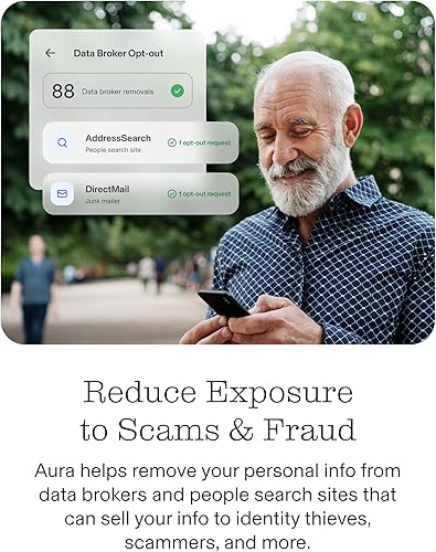 Vista 16 de Aura Ultimate Online Safety Suite Internet Security & Identity Protection Software Antivirus, VPN, Password Manager, Dark Web Monitoring
