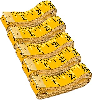 Tape Measure, 5 Packs 120 Inch/300cm Dual Scale Measuring Tape for Body Measurements, Sewing Fabric Soft Small Cloth Tailor Waist Tape Measure Body Measuring Tape Weight Loss