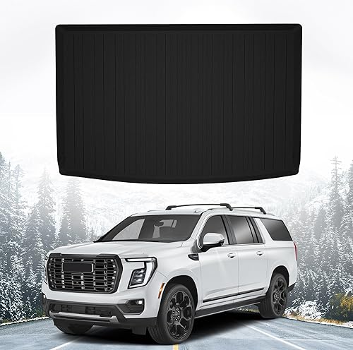 Miniatura 2 de Forro de carga prémium para GMC Yukon XL Denali 2021-2025 – 100% de protección, alfombrilla de maletero de automóvil de ajuste personalizado,
