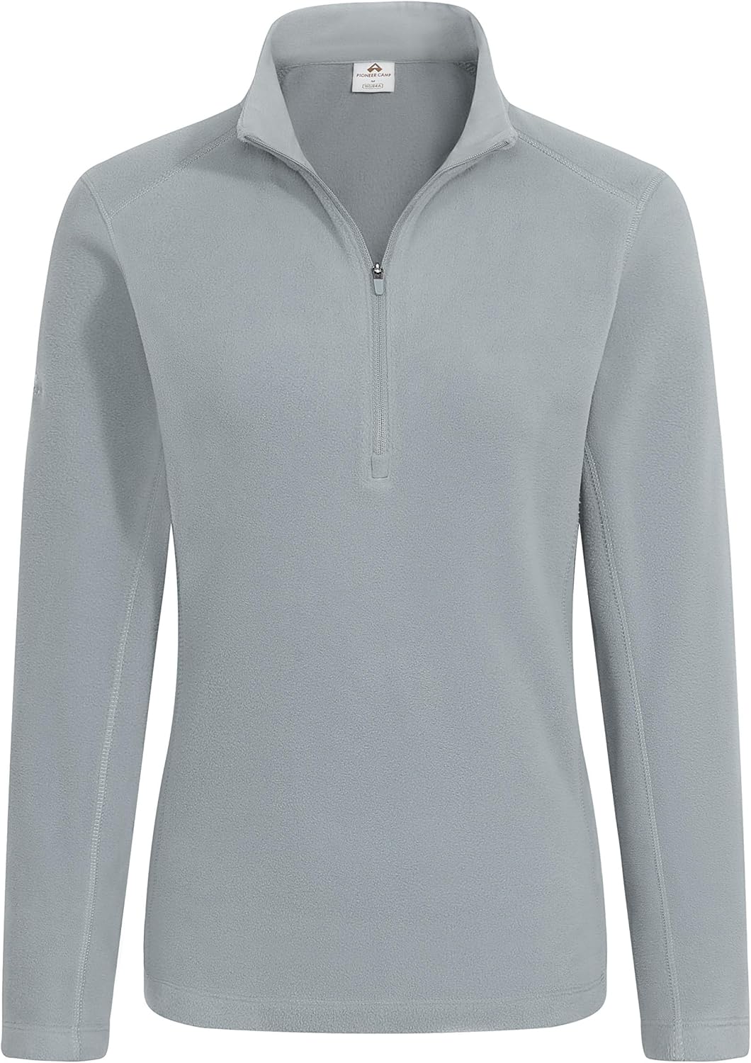 Pioneer Camp Women's Polartec Quarter Zip Fleece Pullover Running Lightweight Thermal Base Layer Long Sleeve Shirts