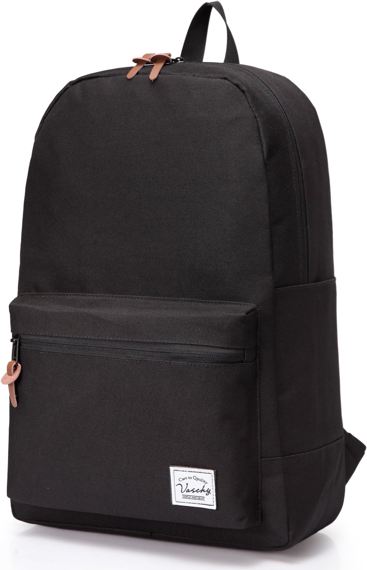 Backpack for Mens Women, VASCHY Lightweight Casual Classic Water resistant Unisex Backpack fits 15 inch Laptop for Travel Business