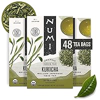 Vista 14 de Numi Té verde orgánico con jazmín, 100 bolsas de té verde con jazmín real