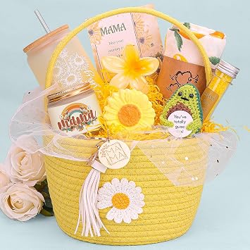 New Mom Gifts,Pregnancy Gifts,New Mummy Care Package After Baby,Mom To Be Inspire Gift, Self-Care Spa Gift Set 12oz Glass Cup for New Mama
