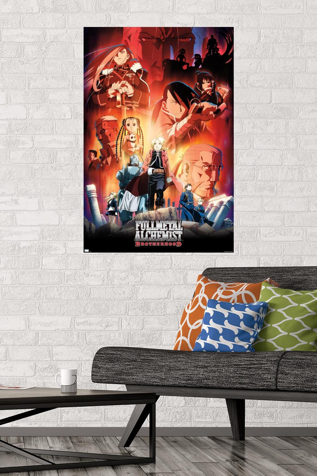 Amazon.com: Fullmetal Alchemist: Brotherhood - Key Art 5 Wall