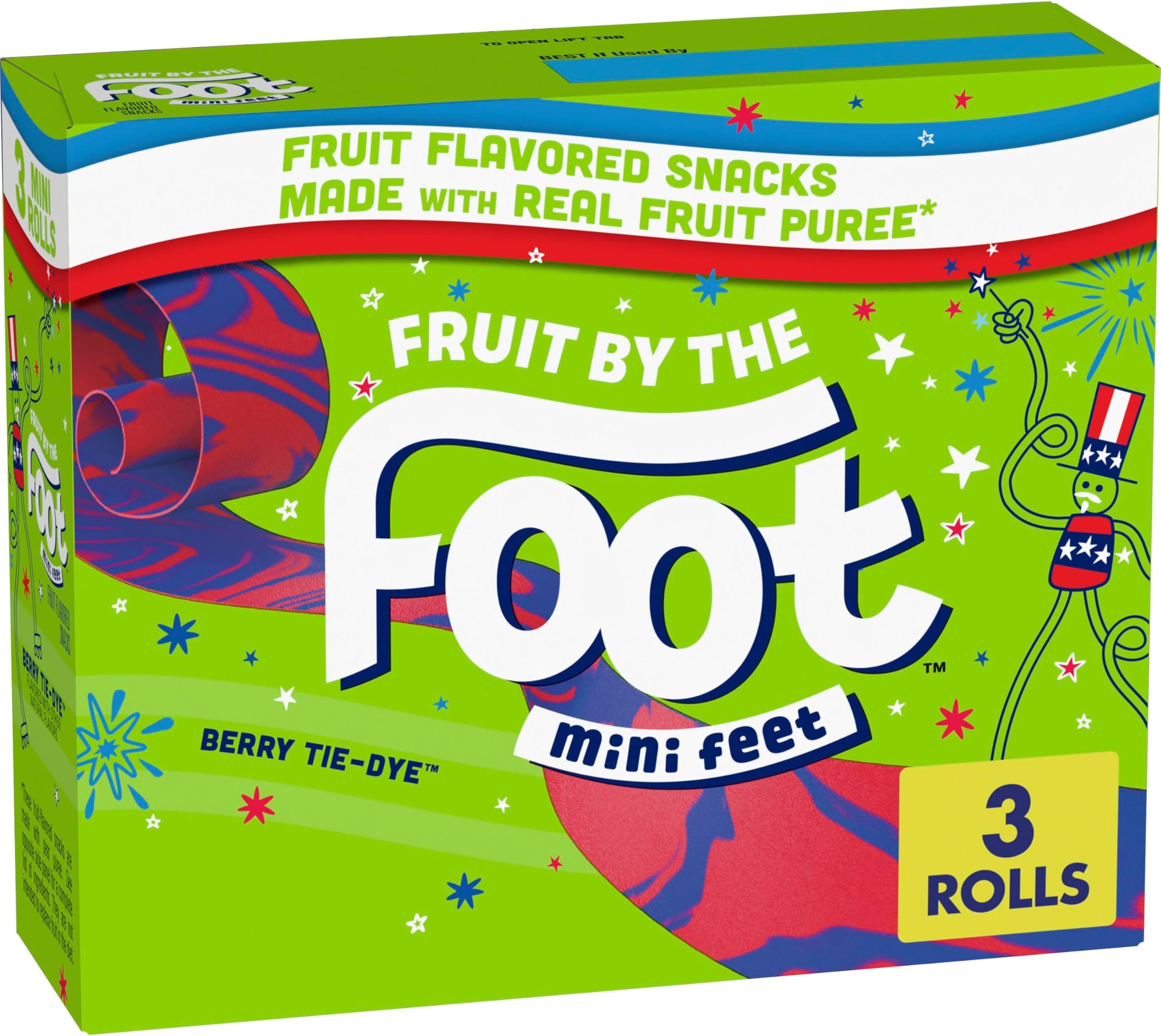 Berry Tie Dye Mini Snacks 3 Count
