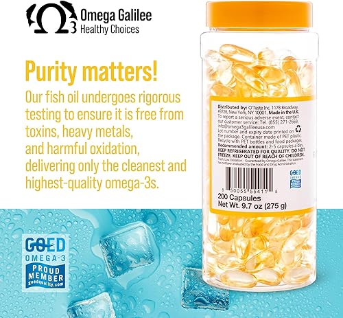 Miniatura 3 de No más problemas de oxidación de aceite de pescado Omega 3, lo resolvimos con empaquetado en frío para frescura y potencia. Suplemento Omega 3