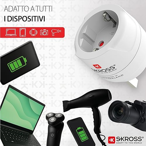 Miniatura 5 de SKROSS Adaptador de viaje de país - Europa a Reino Unido