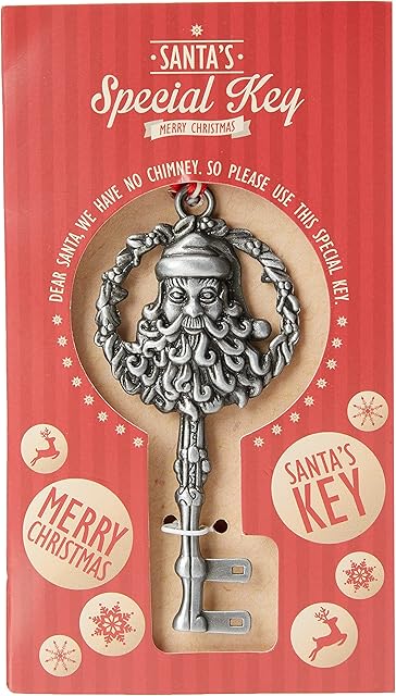 Widdle Wonderland Magic Santa Key - For Christmas Eve,Gold