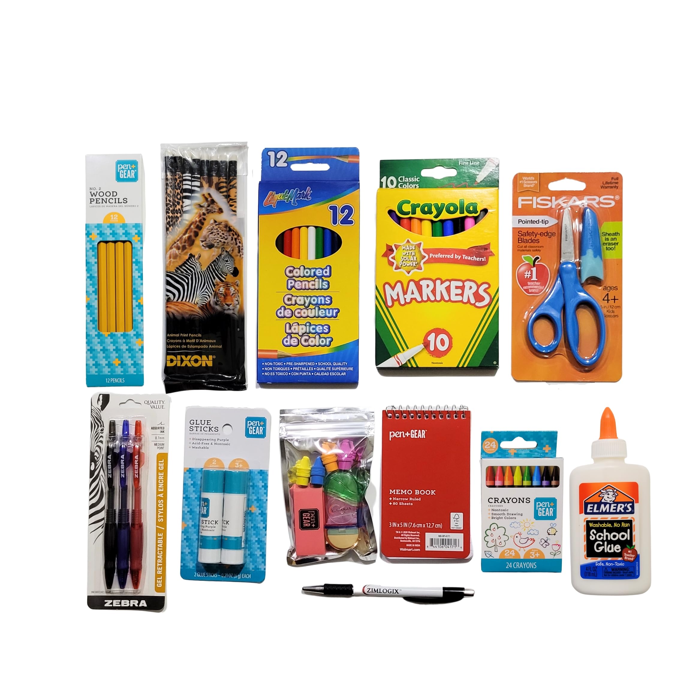 School Supplies Kit Bundle Elementary and Middle Box of