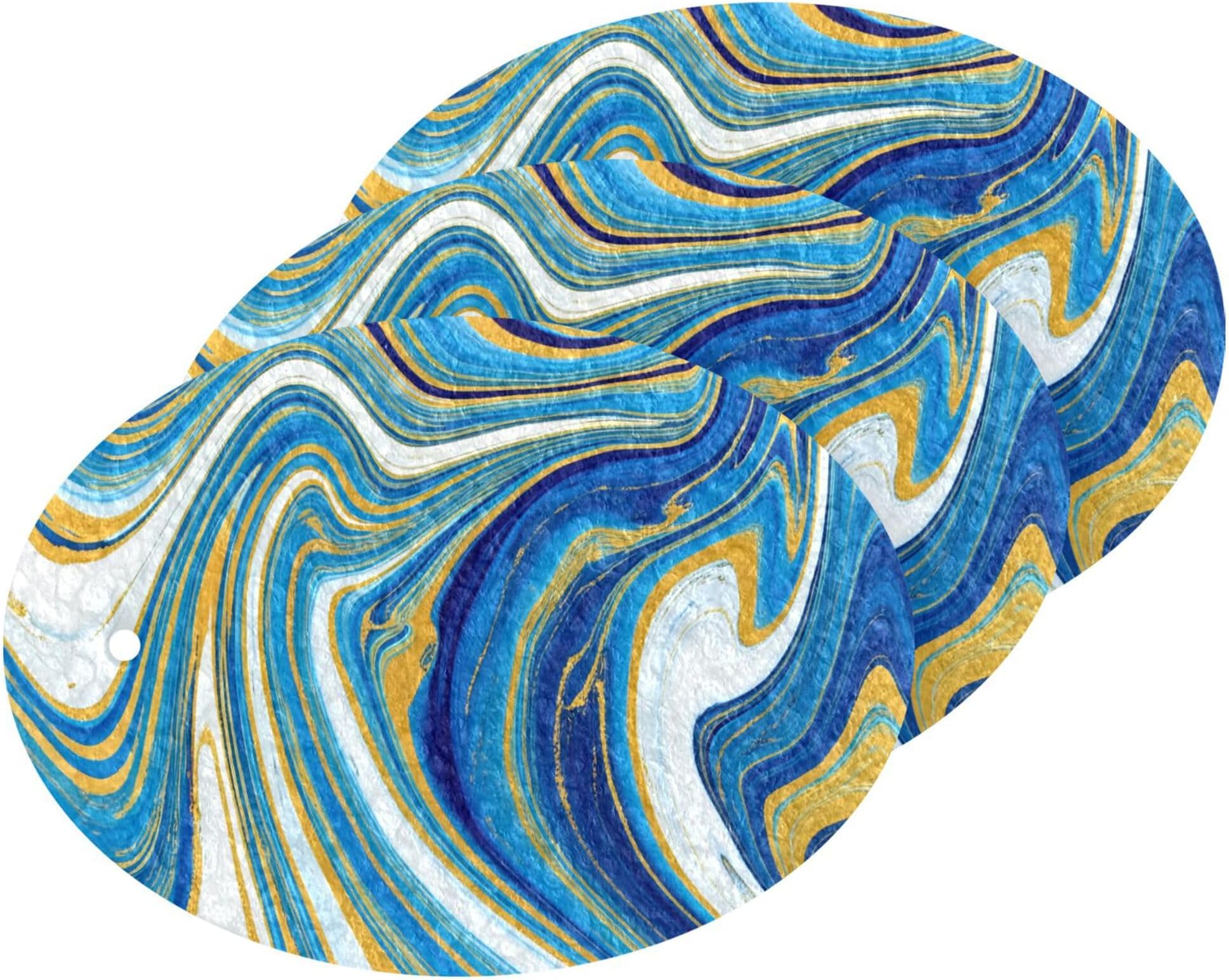 Graffiti Pattern Sponges，Sponges Kitchen， Scratchless Scrub Sponge, Used for Washing Dishes and Wiping Tableware 3psc