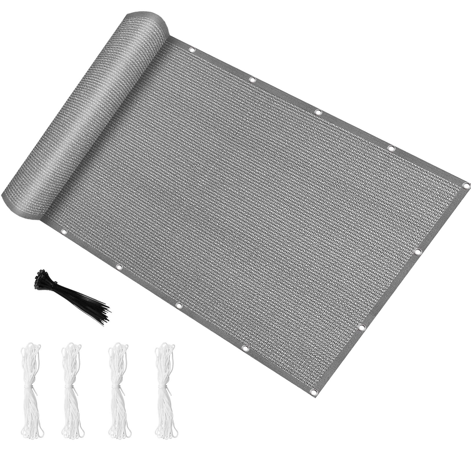 Voile d'ombrage sans perçage pour protéger votre terrasse du soleil sans abîmer les murs