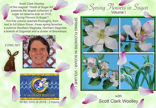 Miniatura 2 de Flores de primavera en azúcar (volumen I) con Scott Clark Woolley (formato DVD NTSC)