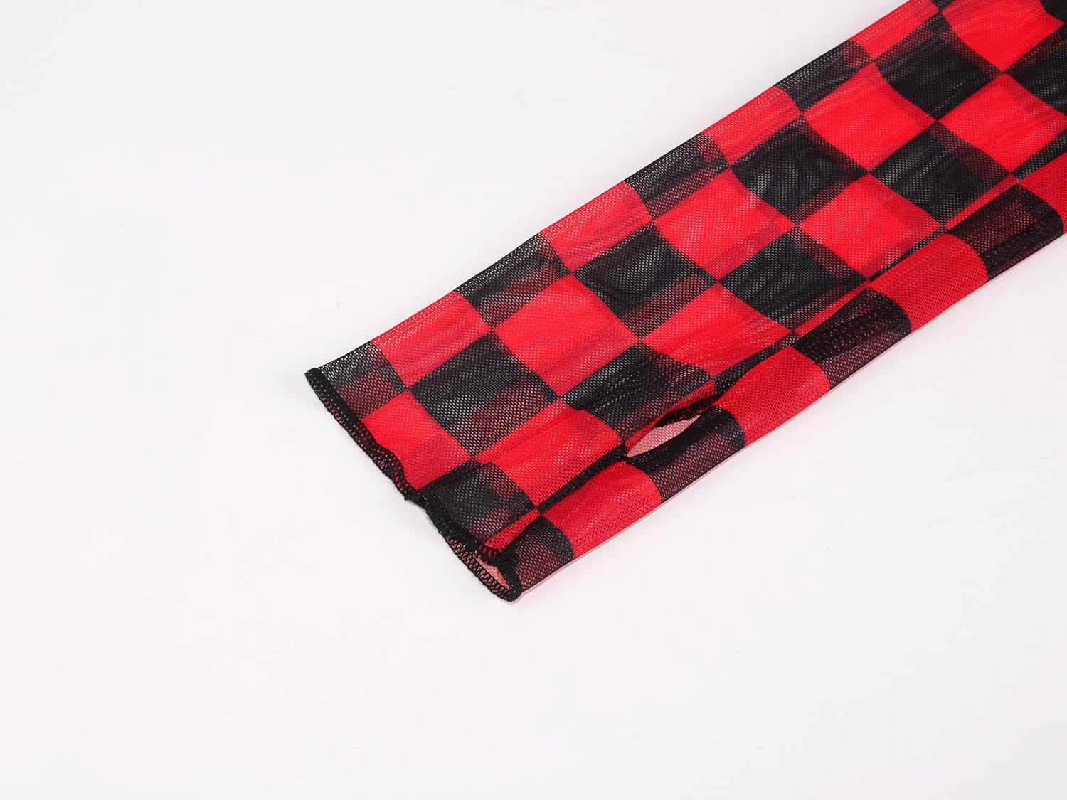 Womens Floral Mesh Top Mock Neck Long Sleeve Slim Fit See Through Shirt Blouses Tops - Image 7