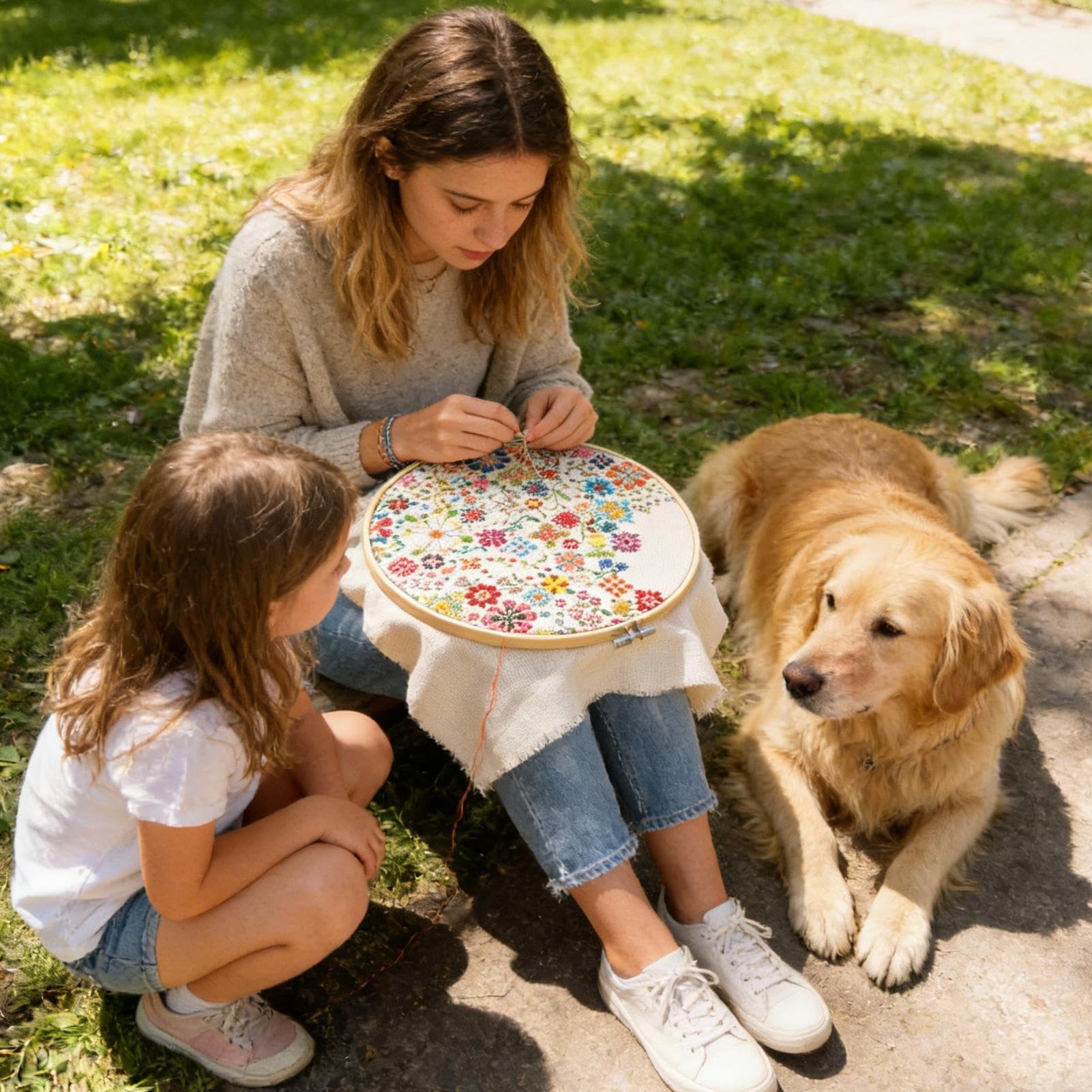 Generico Kit Di Ricamo - Attrezzi Per Cucito A Croce | Kit di Ricamo per Principianti,Per Apprendimento Pratica Adulti Unisex Decorazione Casa Cucito Trapunto Festività Vacanza