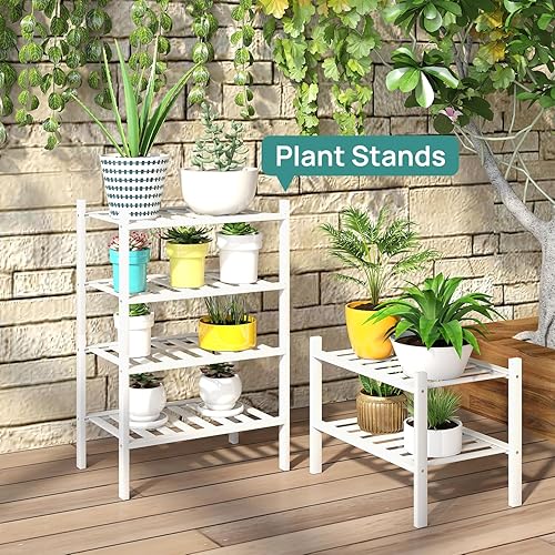 Vista 88 de Zapatero de bambú negro de 4 niveles para entrada, apilable, plegable, natural, organizador de zapatos para armario de pasillo, zapateros de pie