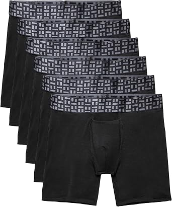 Tommy John Mens Apollo 6" Mid-Length Boxer Brief Underwear